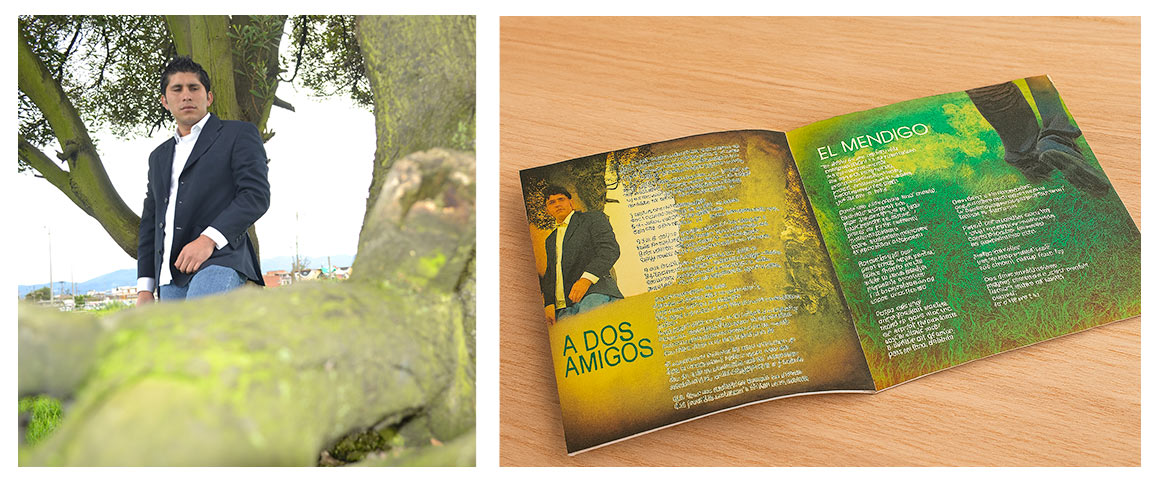 diseño cd musical miguel Ai design