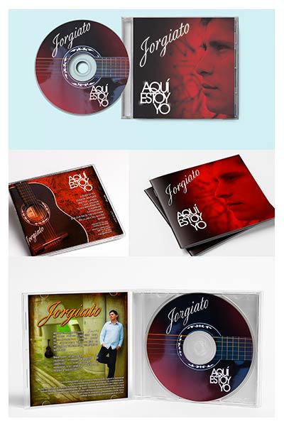 Diseño gráfico para cd musical