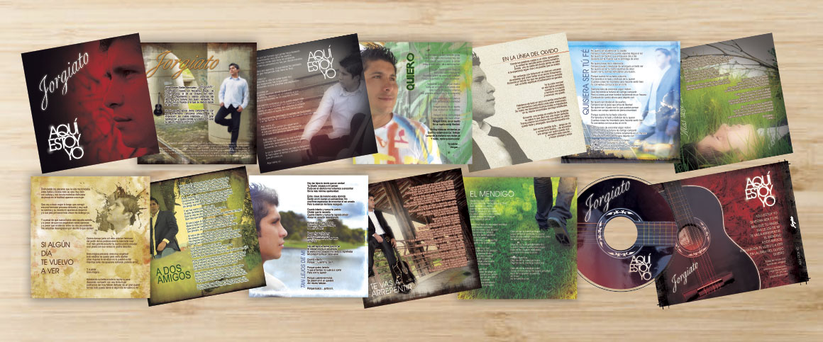 diseño grafico cuadernillo cd musical